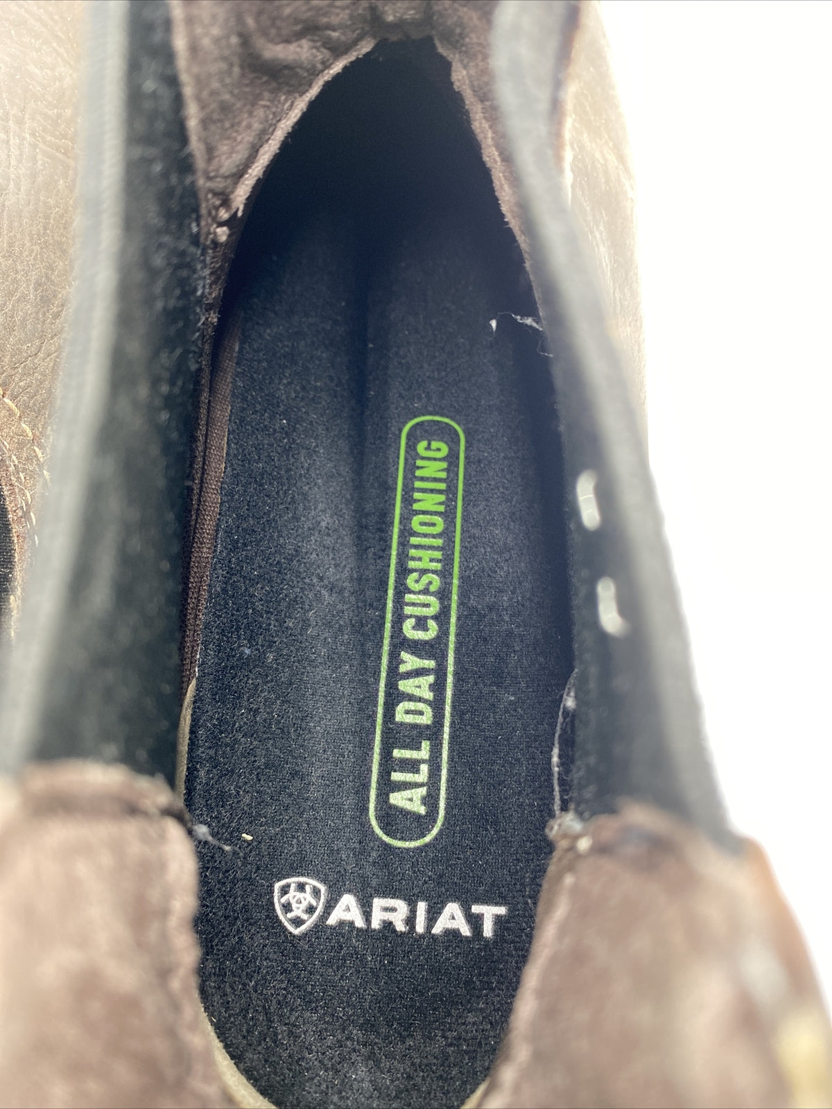 ARIAT MEN'S GROUNDBREAKER CHELSEA WATERPROOF WORK BOOTS STEEL TOE Brown Size 13D