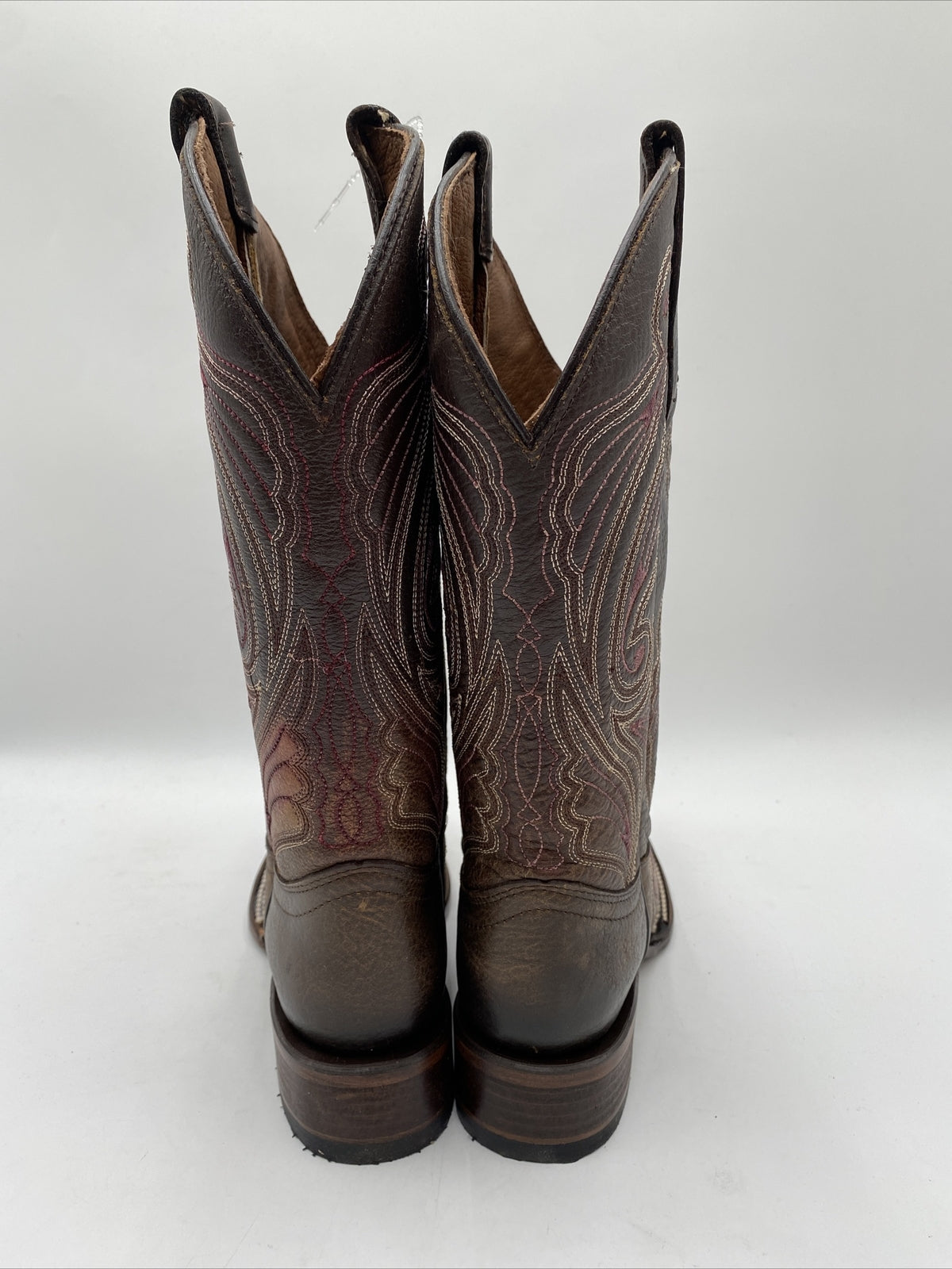 Circle G Women's Cross Embroidered Western Boots Brown Size 6M