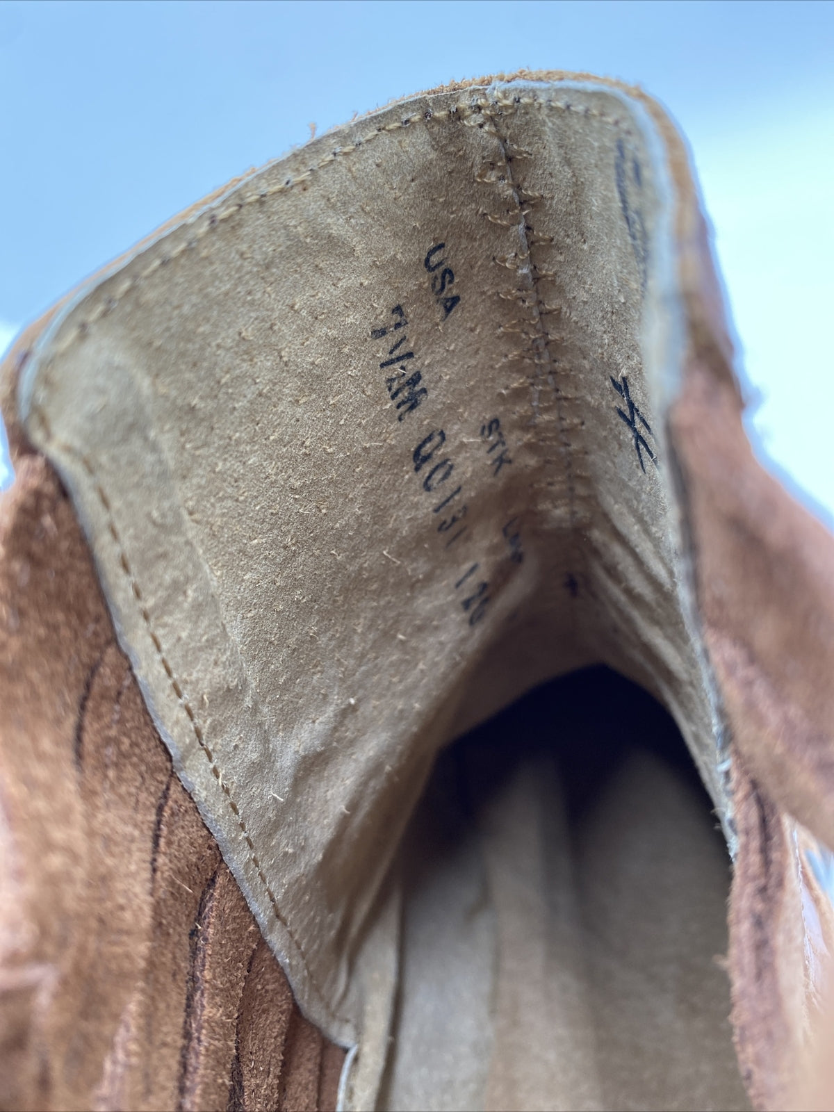 Circle G LD Dark/Brown Lamb Zipper Round Toe Boots Size 7.5M