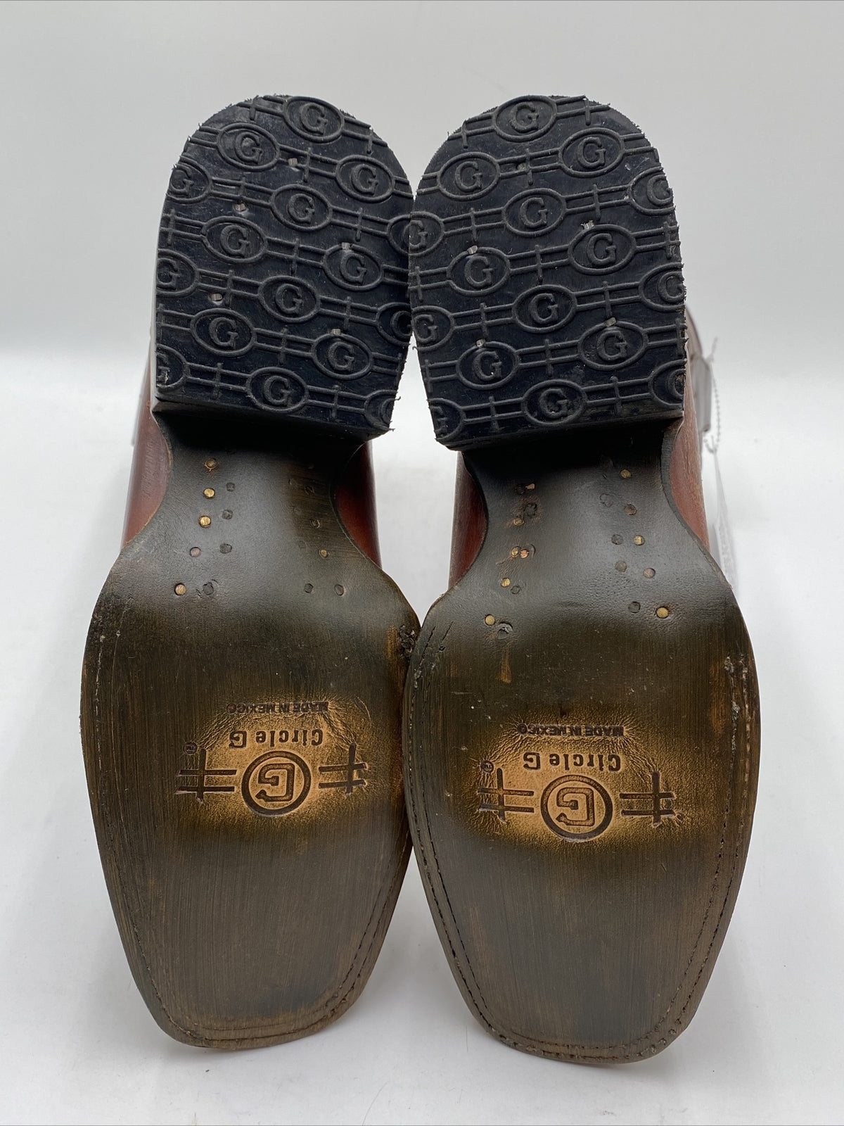 Women's Circle G Cognac Embroidery Western Boots Brown Size 6M