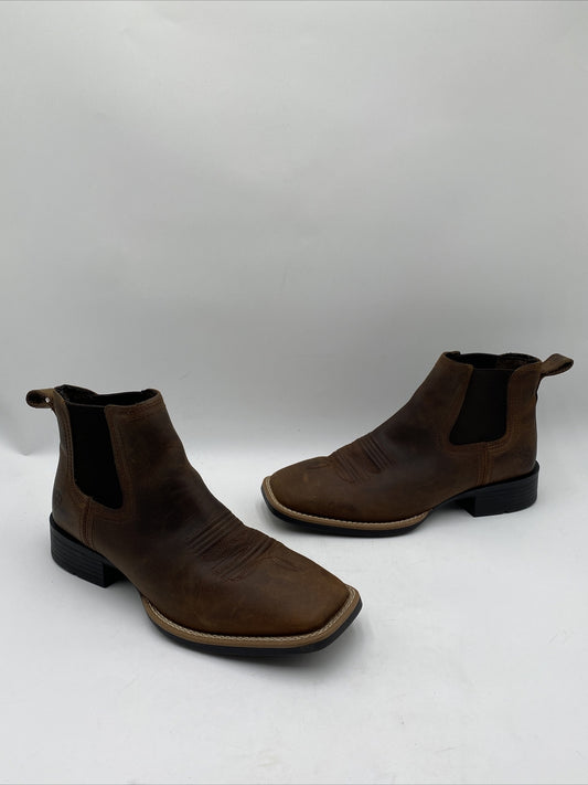 Ariat Men's Booker Ultra Western Boots Brown Size 10D -  BrokenInBoots