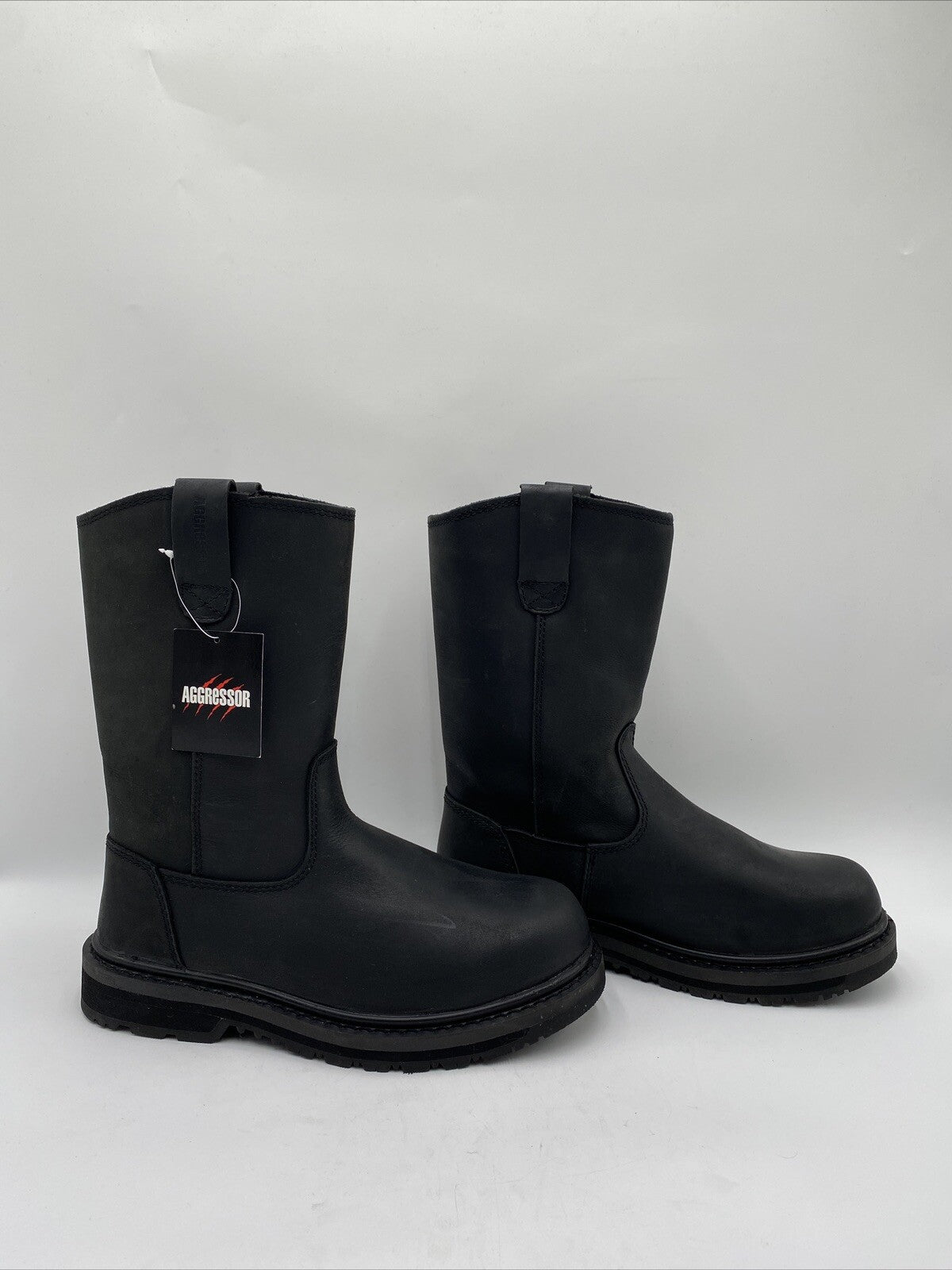 Aggressor Men's Leveler Soft Toe Boots Black Size 8 -  BrokenInBoots