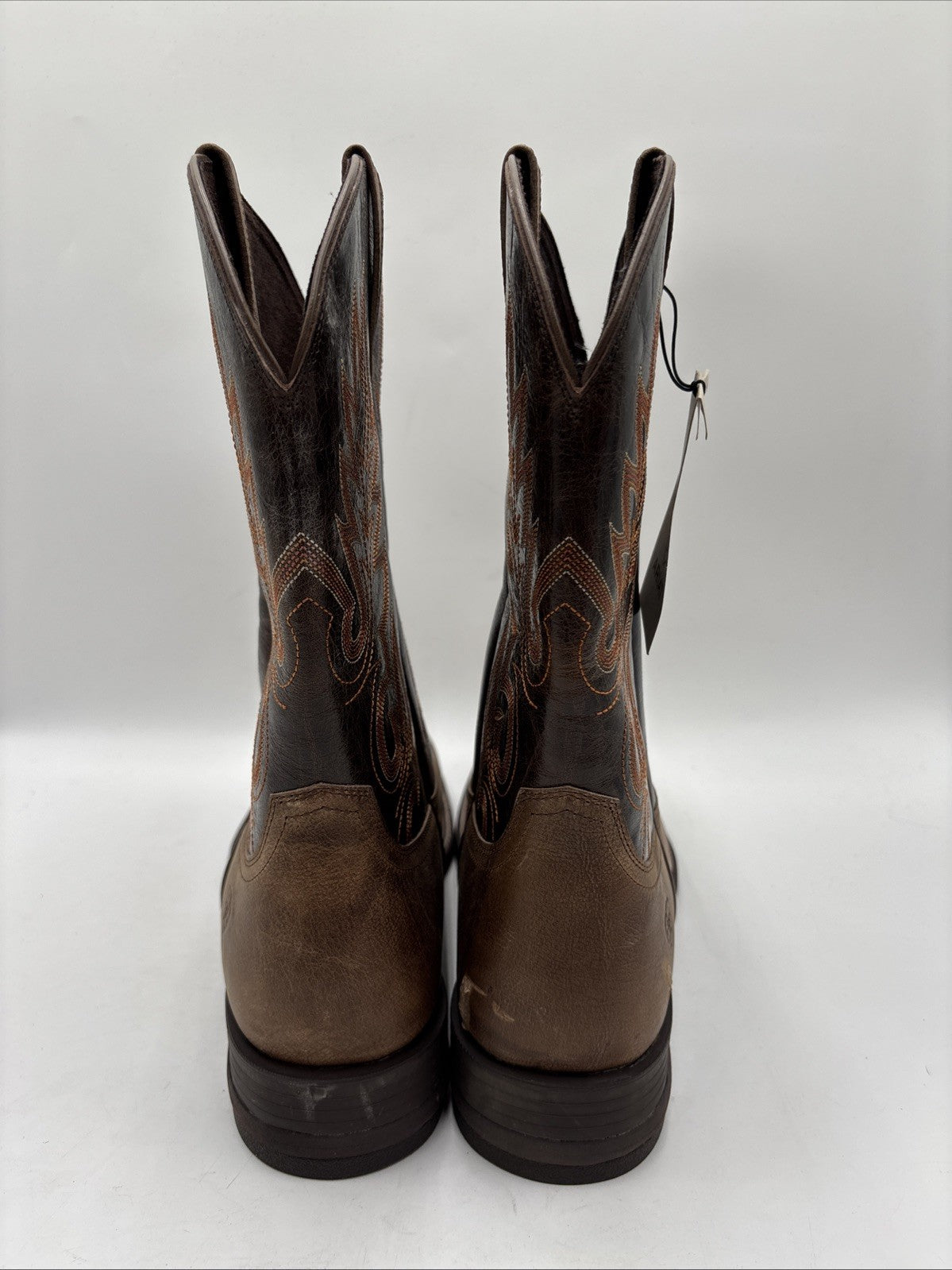 Ariat Men's Authentic Layton Western Boots Brown Size 14EE