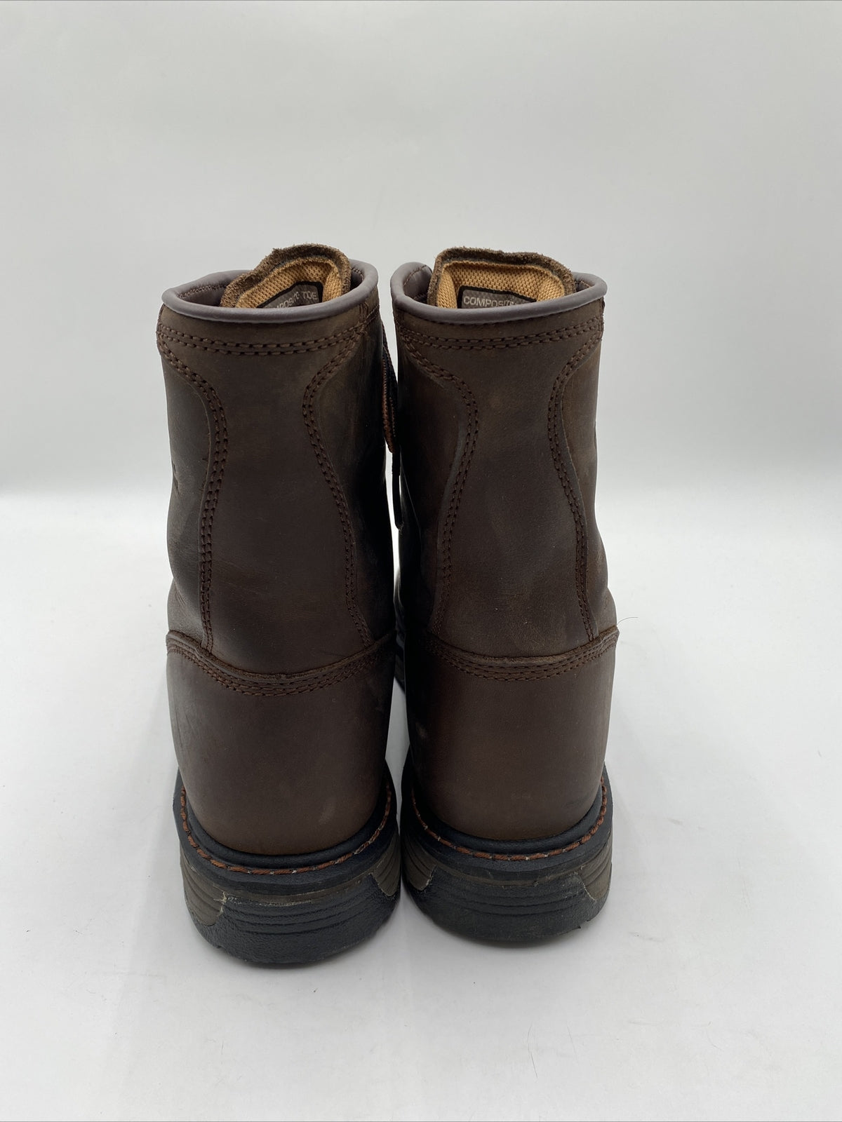 Ariat Men's 8" Workhog Waterproof Work Boots Brown Size 10D -  BrokenInBoots