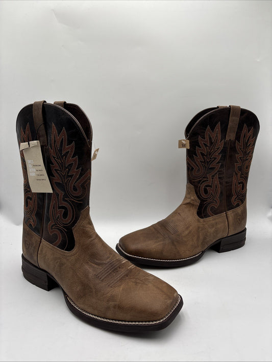 Ariat Men's Authentic Layton Western Boots Brown Size 14EE