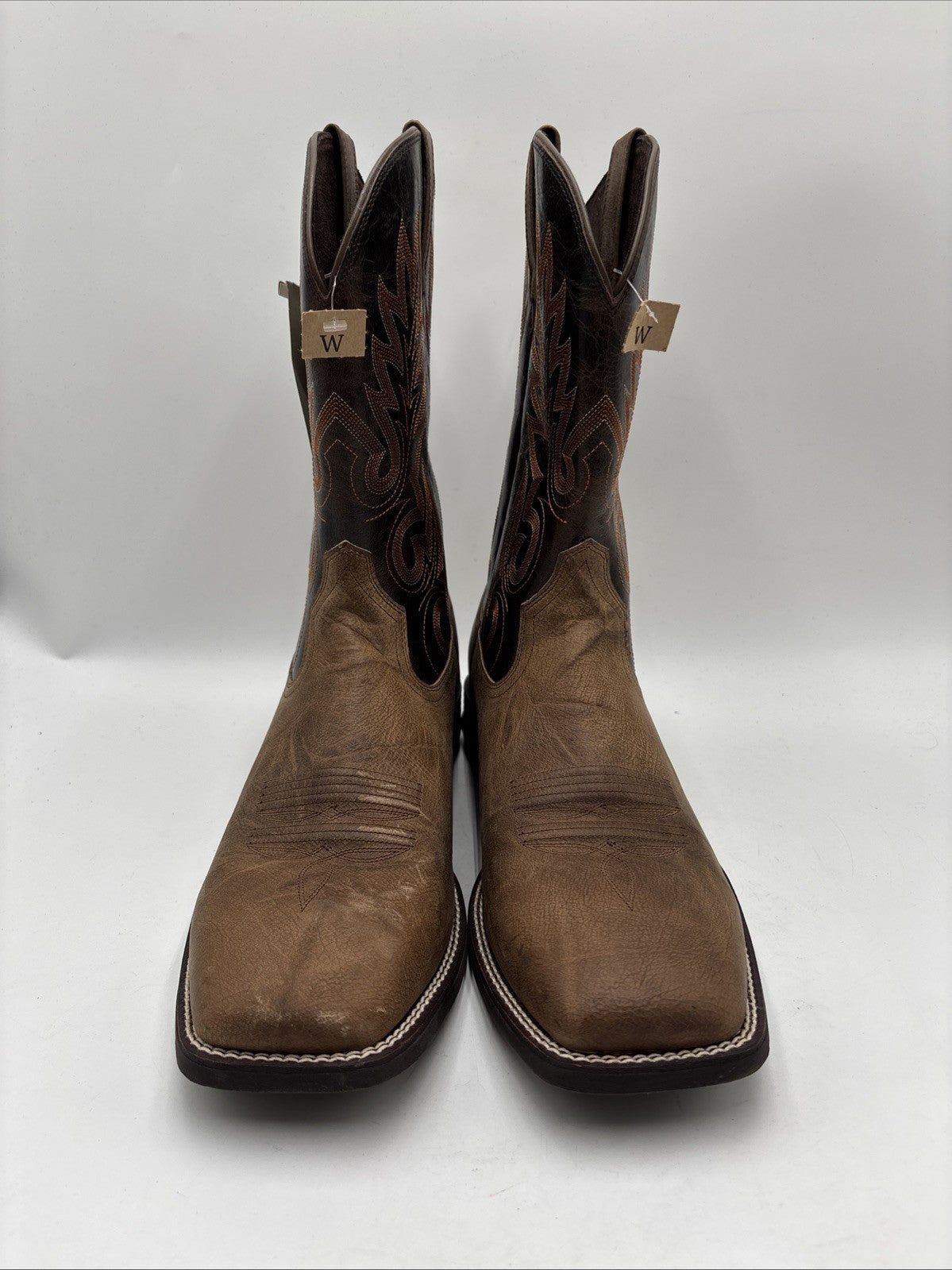 Ariat Men's Authentic Layton Western Boots Brown Size 14EE