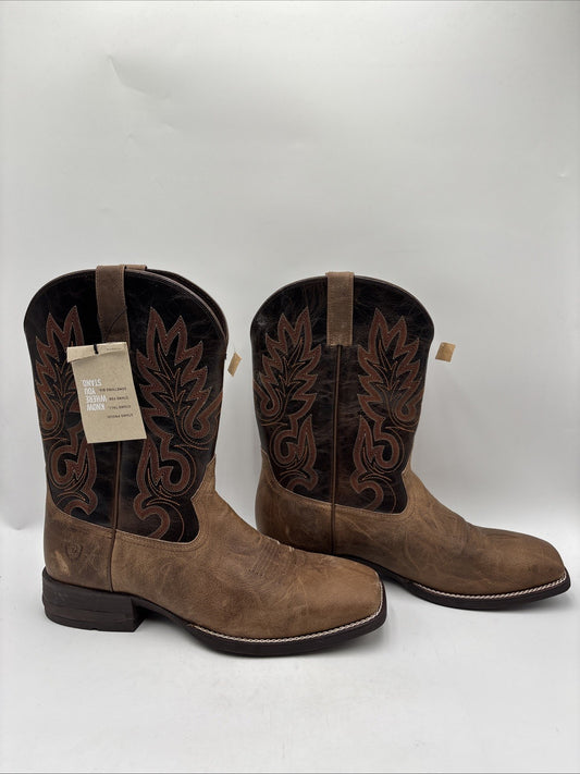 Ariat Men's Authentic Layton Western Boots Brown Size 14EE