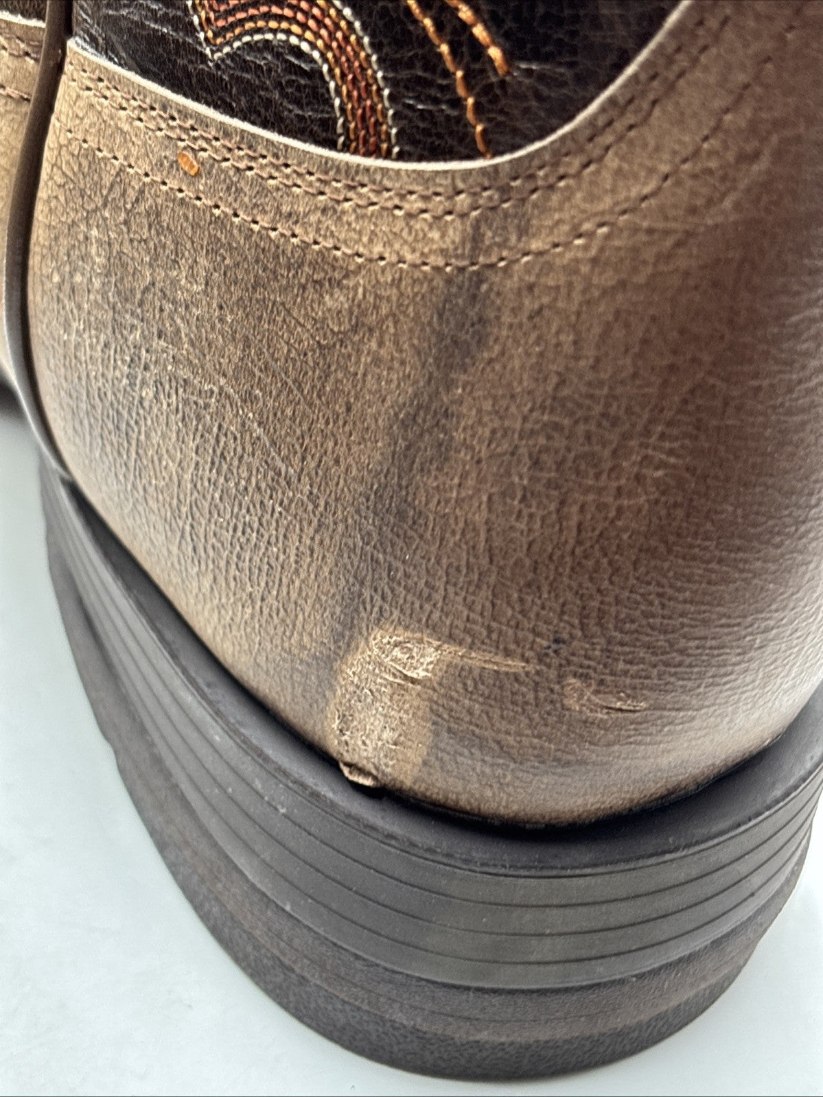 Ariat Men's Authentic Layton Western Boots Brown Size 14EE